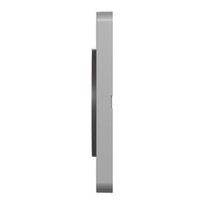 Plaque de finition simple Schneider Electric Odace Touch aluminium brossé