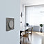 Plaque de finition simple Schneider Electric Odace Touch ardoise liseré aluminium