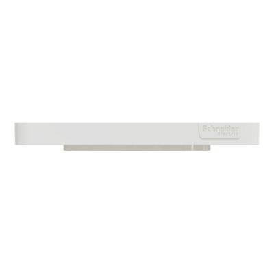 Plaque de finition simple Schneider Electric Odace Touch bois nordique liseré blanc