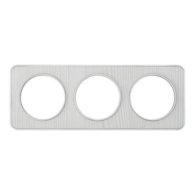 Plaque de finition triple Jacobsen Espen bois blanc
