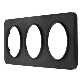 Plaque de finition triple Jacobsen Espen bois noir