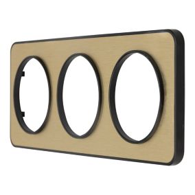 Plaque de finition triple Jacobsen Espen or à assembler