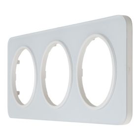 Plaque de finition triple Jacobsen Espen verre blanc à assembler