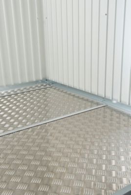 Plaque de fond Biohort en aluminium pour abris de jardin série Europa T5 et T6