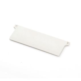 Plaque de lestage pour Stores Californiens 127mm - Blanc