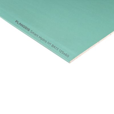 Plaque de plâtre hydrofuge Planodis 125 x 60 cm, ép.12 mm (vendue à la plaque)
