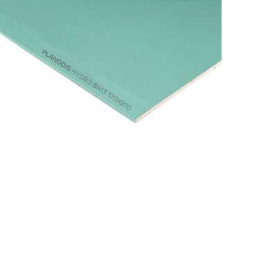 Plaque de plâtre Planodis Hydro STD BA1 270 x 120 cm ép. 12,5 mm