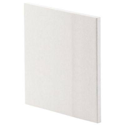 Plaque de plâtre standard BA13 Pladur 125 x 60 cm, ép.13 mm (vendue à la plaque)