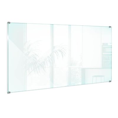 Plaque De Protection Murale Wallfluent 120x60 cm Transparent Fixation par rotules