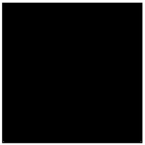 Plaque de protection sol carré Le Marquier noir l. 100 x H. 100 cm