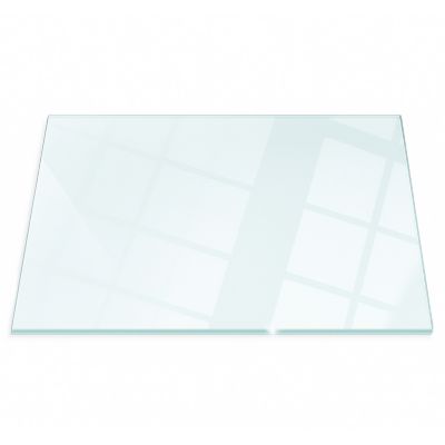 Plaque de sol pour cheminée Wallfluent 100x70 cm Plaque Rectangulaire Protection Discrète du Parquet