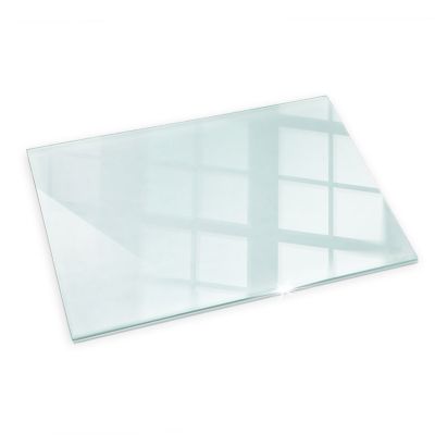 Plaque de Verre pour Cheminée Pare-étincelles Tulup 100x70 cm pour Poêle Verre Trempé