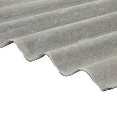 Plaque fibrociment sans amiante Gris, l.- 92cm, L.- 1.52m