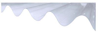 Plaque polycarbonate alvéolaire, 200 x 100 cm, épaisseur 10 mm - Transparent
