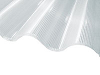 Plaque polycarbonate alvéolaire Bayer Multi grandes ondes - 200 x 92 cm (vendue à la plaque)