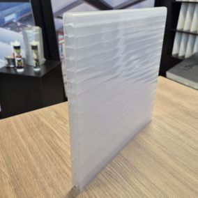 Plaque polycarbonate alvéolaire l.0.98 x L.3m, ep.16 mm, 2.5KG/M2 5 parois Opale 5pcs