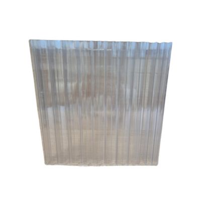 Plaque polycarbonate alvéolaire l.1.25 x L.4m, ep.32 mm, 3.8KG/M2 10 parois Transparente 5pcs