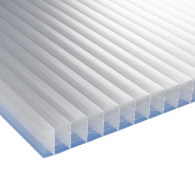 Plaque polycarbonate opale 300 x 98 cm, ép. 16mm (vendue à la plaque)