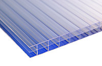 Plaque polycarbonate transparent 300 x 98 cm, ép. 16mm (vendue à la plaque)