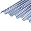 Plaque polyester Eco petites ondes translucide - 200 x 92 cm (vendue à la plaque)
