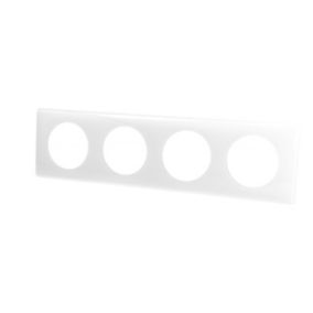 Plaque quadruple blanche Legrand Céliane™