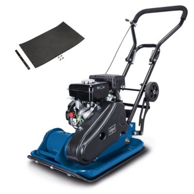 Plaque vibrante thermique HP1900S Scheppach - 5,6 CV -11 kN - Vitesse 25 m/min -Tapis + dispositif de déplacement inclus