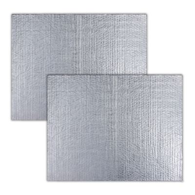 Plaques Isolantes Thermiques Minces 60x60 cm - Réflecteurs de Chaleur pour Radiateurs x2