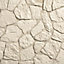Plaquette de parement béton beige Jura effet pierre