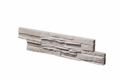 Plaquette de parement Int/Ext Kenya béton blanc 0,4m²