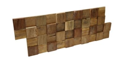 Plaquette de parement intérieur Ultrawood Square bois coloris naturel (vendu à la pièce)