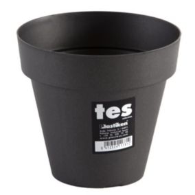 PLASTIKEN Pot de fleurs Tes - 14 cm - Anthracite