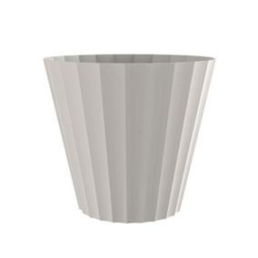 PLASTIKEN Pot Doric Maceta - 32 x 29 cm - Ecru