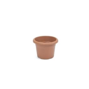 PLASTIKEN Pot à fleurs - 18 cm rond - Terracotta