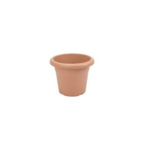 PLASTIKEN Pot à fleurs - 20 cm rond - Terracotta