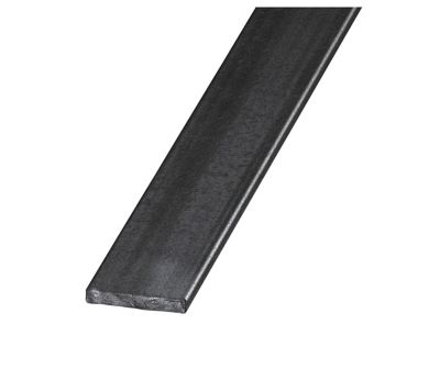 Plat acier laminé à chaud 20 x 4 mm, 2,5 m