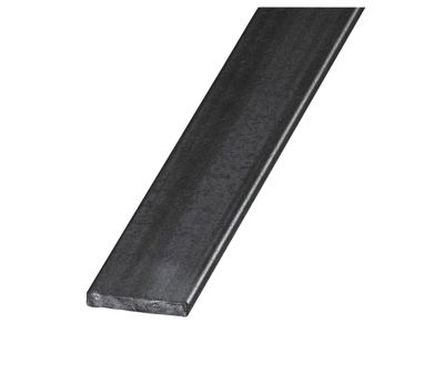 Plat acier verni 10 x 4 mm, 1 m Acier laminé à chaud