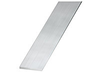 Plat aluminium brut 25 x 2 mm, 1 m