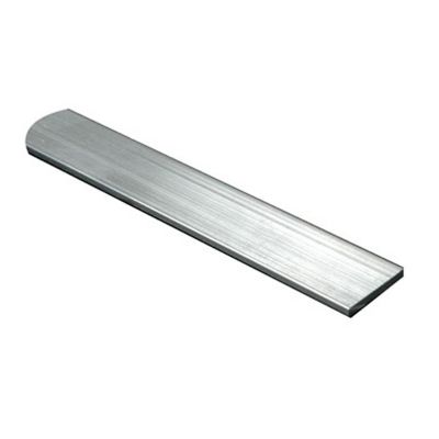 Plat aluminium brut effet argenté 15 x 2 mm, 1 m