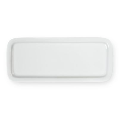 Plat à cake 37 x 18.7 cm Blanc - Côme par Médard de Noblat