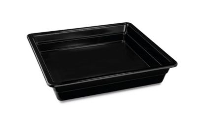Plat en Mélamine Noir GN 2/3 - H 65 mm - Pujadas