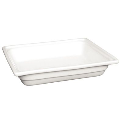 Plat en Porcelaine GN 1/2 100 mm - Olympia
