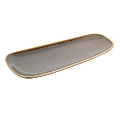 Plat Gris - 260 x 115 mm - Lot de 6