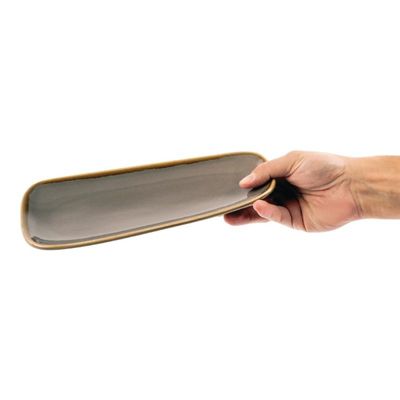 Plat Gris - 260 x 115 mm - Lot de 6