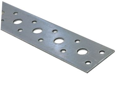 Plat perforé acier profilé à froid verni 40 x 2 mm, 1m