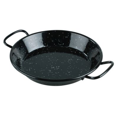Plat pour paëlla 36 cm en acier émaille