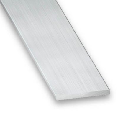 Plat PVC blanc 30 x 2 mm. Longueur 2 m