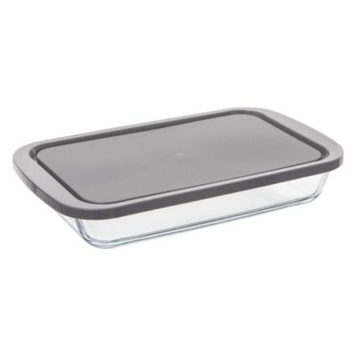 Plat rectangulaire couvercle silicone 29x18cm "KeepEat" - 5five