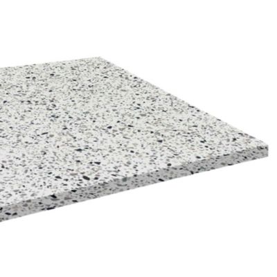 Plateau 110x70 decor terrazzo white chip - Restootab