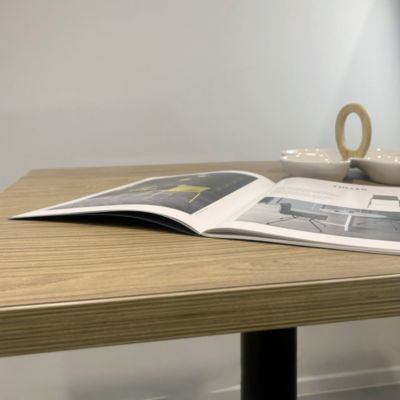 Plateau 120x70 decor chene naturel - Restootab