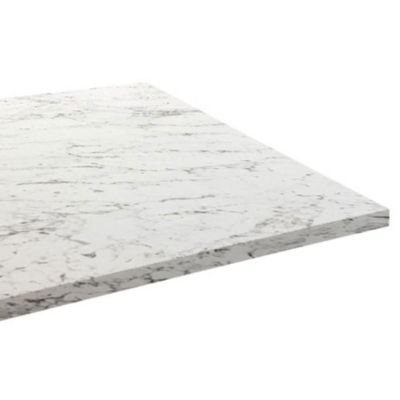 Plateau 120x70 decor marbre calacata - Restootab